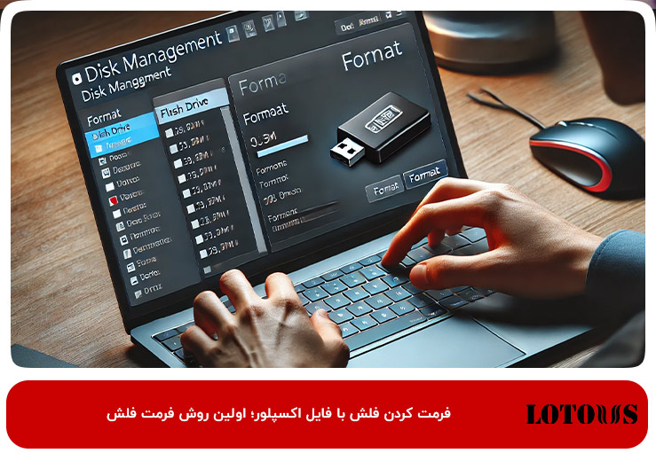 فرمت کردن فلش با File Explorer؛ اولین روش فرمت فلش