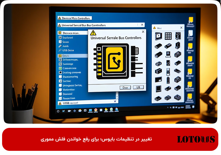 چرا فلش مموری خوانده نمی شود؟ به دلیل تغییر در تنظیمات بایوس